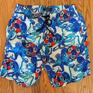 Mens Vilebrequin Swim Trunks Size: 36-38/XXL long style